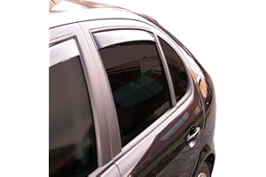 CLIMAIR Hintere Windabweiser (1 Set) für die Fahrer und Beifahrerseite-CLS004M2271D passend für Skoda KODIAQ II SUV, TYP PS, 5-Door, 2024- Dunkles Material