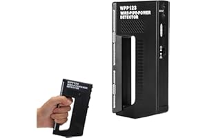 WINWJ Wpp123 Metalldetektor Klein, Pinpointer Metalldetektor Wandscanner mit hoher Empfindlichkeit & einstellbarem Alarm für Kabel, Rohre & Spannung Wand Stud Finder, Kartenscanner (Battery Included)