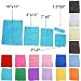 TtS 1.5"x6" 6"x6" 7"x9" 8"x10" 10"x12" Crochet Tube Top Infant Dress elastic Waistband Headband Tutu Supplies For Baby Girls 16 Colours (7"x9" Turquoise)