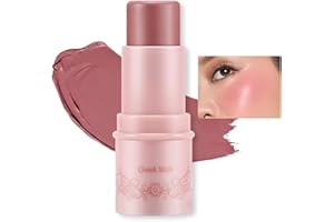 Boobeen Creme Erröten Stick Makeup für Wangen, Multi-use Makeup Matte Wange Wand Blusher Leicht zu mischen, Lang Anhaltende Natürliche Dewy Finish für strahlende