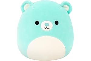 Squishmallows Original 7,5-tums Belinda den blågröna björnen – officiell samlarobjekt söt plyschleksak, gosiga leksaker för b