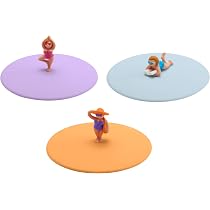 Lurch 210886 - Coperchio In Silicone Senza BPA Per Bicchieri, 10,5 Cm, Blu - Protegge Da Insetti E Polline, Idea Regalo