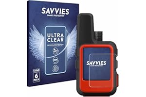 savvies Protector Pantalla para Garmin inReach Mini 6 Unidades - Película Ultra Transparente
