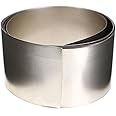 FEVERWORK 99.96% Pure Nickel Metal Foil Silver Gray Ni Plated Thin Sheet 0.1x30x1000mm
