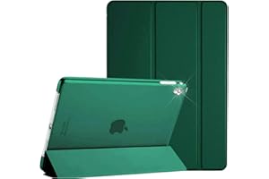 TWOSTOP For Apple iPad 7th / 8th / 9th Generation Case Cover (2019/2020/2021) (10.2" Inch) Smart Magnetic Leather - Model No. A2197_A2198_A2200_A2270_A2428_A2429_A2430_A2602_A2603_A2604_A2605 (Emerald Green)