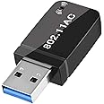 iAmotus Adattatore WiFi, USB 3.0 AC 1200Mbps Mini Dongle Dual Band Portatile Wireless Adapter (300Mbps/2.4GHz, 867Mbps/5.8GHz
