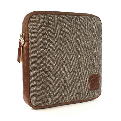 Tuff-Luv Herringbone Tweed Travel case für Apple USB Superdrive – Braun - 4