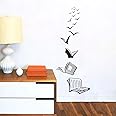 ADECALS Open Book Wall Sticker Reading Wall Art