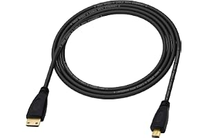 YARCHONN Micro HDMI till Mini HDMI HDMI-kabelomvandlare (hane/hona)