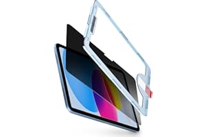 BERSEM 1 Stück Privacy Schutzglas für iPad 11. Generation (A16, 2025) & iPad 10. Generation (2022), Anti-Spy Schutzfolie, 9H Gehärtetes Glas Sichtschutz, mit Einfacher Anbringungsschale