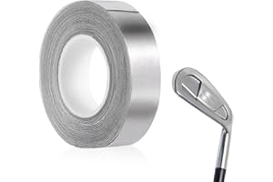 LUTER 1 Grammes/Pouce Ruban de Plomb pour Raquettes de Pickleball, 1,27 x 254cm Ruban de Plomb pour Clubs de Golf Ruban de Plomb Adhésif pour Clubs de Golf Raquette de Tennis Pickleball