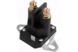 SUUOSL 12V Engine Starter Solenoid Relay with Brass Coil – Heavy Duty Starter Relay Solenoid 12V Replacement for Lawn Mowers, ATVs, Utility Vehicles, Snowmobiles, Garden Tractors & Solenoid Repair Kits