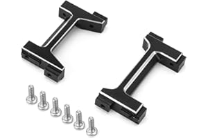 INJORA Posteriore Anteriore Paraurti Montare Alluminio CNC per 1/18 RC Crawler TRX4M Defender Bronco Upgrade