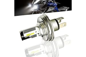 SageSunny Lampadina LED P45T H5 r2 LED DC 9-85v 15W 1800lm anabbaglianti e abbaglianti 6000k bianco per illuminazione moto, auto, quad, plug&play - Garanzia 18 mesi