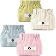 MAYCREATE® 4pcs Corduroy Storage Pouch Coin Bags Corduroy Storage Bag Easy Squeeze Open Bag Cash Bag Small Jewelry Organizer Bag Coin Bag Travel Makeup Storage Pouch