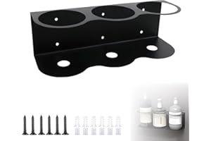 FENGJIAHUI Dosenhalter für Sprühflaschen, Sprühdosenhalter, Spraydosenhalter, Dosenhalter Werkstatt, Spray Bottle Storage Rack, 3 Schlitzen Sprühdosenhalter für Garage Geschäft und Zuhause