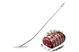 ‎KERAFACTUM Spicknadel Bratennadel Dressiernadel Nadel Edelstahl 20cm