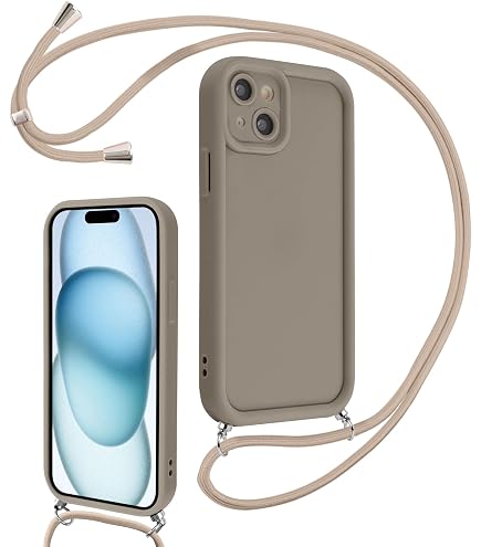 ZYIOU Cover per Sasung Galaxy A34 5G, Custodia con Cordino Silicone