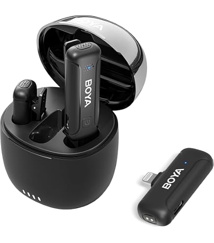 Boya BY-M100D Mini-condensatormicrofoon – Plug-and-play Voor IPhone & IPad (MFI-gecertificeerd)