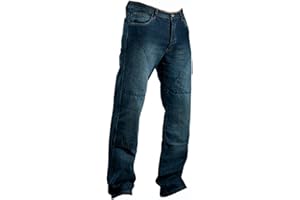 Juicy Trendz® Hommes Motorcycle Moto Pantalon Motards Jeans Renforcée Aramide Protection