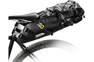 Rhinowalk Borsa da sella per bicicletta, impermeabile, 1,5/5/10/13L, per biciclette all'aperto, mountain bike, bici da corsa