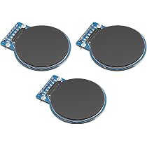 1,28 Zoll kreisförmiges SPI-Farbdisplay mit Abcklinse – 240 x 240 TFT-LCD, GC9A01-Treiber, 12-poliger FPC-Anschluss  502