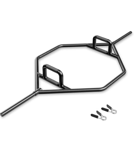 PT Essentials PRO Open Trap Bar - Open Hex Bar met barbbell Jack