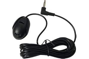 iFreGo Micrófono para la Radio del Coche, Universal Externo de 3,5 mm DC Plug, Micrófono para la Radio del Coche de Audio, Bluetooth, Car Radio Car DVD,Navegación GPS,PC,Laptop,Plug and Play
