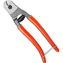 Coupe-boulons Meccion 205 Mm - CR-V Pour Fil D'acier, Câbles Et Chaînes - Poignée Caoutchouc Antidérapante