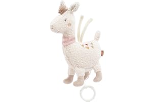 Fehn Spieluhr Baby Einschlafhilfe Lama - Spieluhr mit herausnehmbarem Spielwerk zum Aufhängen - Schlafhilfe Melodie "Schlaf Kindlein schlaf" Spielzeug - Musikspielzeug für Babys & Kinder ab 0+ Monaten