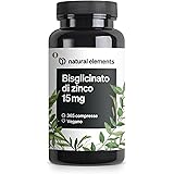 Zinco Integratore – 365 Compresse Vegan contro Acne e Brufoli – Zinco 15mg Scorta 1 Anno – Antiossidante per Pelle Sana – 15 