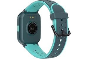 JOYELE Sport Watch Band Compatible H79 Watch for Boys Girls, Soft Silicone Replacement Sport Strap Wristband Kids Watch (Green)