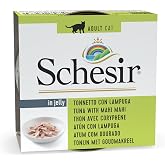 Schesir Jelly Tuna and Mahi Mahi Fish Adult Canned Cat in Jelly 85g
