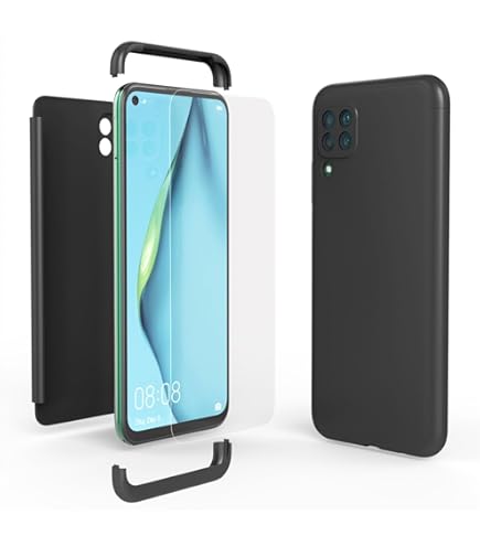 COPHONE Cover 360° Per Huawei P40 Lite 5G – Trasparente, Morbida Anteriore E Rigida Posteriore - 3