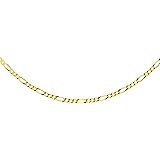 Amazon Essentials Collana a Catena Figaro in Argento Sterling