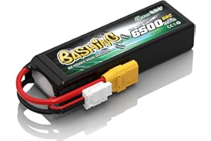 Gens Ace 3S LiPo akumulator 6500 mAh 11,1 V 3S1P 60C Lipo akumulator z gniazdem XT90 do samochodu RC, samolotu RC, helikoptera RC, RC Hobby