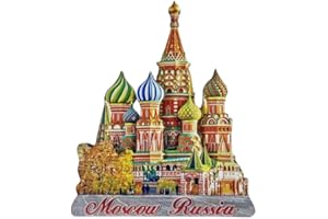 WEDARE MAGNET SOUVENIR Moskwa Rosja 3D magnes na lodówkę pamiątki turystyczne drewno magnetyczne naklejki magnes na lodówkę dekoracja domu i kuchni z Chin