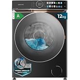 Cecotec Washing Machine 12 kg Front Load Bolero DressCode 12980 Direct | Energy Class A, Direct Drive Motor, 14 Programs, UV