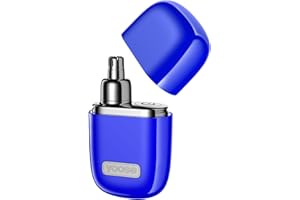 yoose cortapelos de nariz para hombres hecho de aleación, cortapelos de nariz indoloro para mujeres, cortapelos de nariz impermeable IPX7 con motor súper silencioso de 10,000 RPM, recargable tipo C