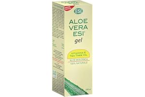 SUNDEER ESI Aloe Vera Gel - Gel con Vitamina E Tea Tree Pelle Secca e Arrossata, 200ml (1er Pack)