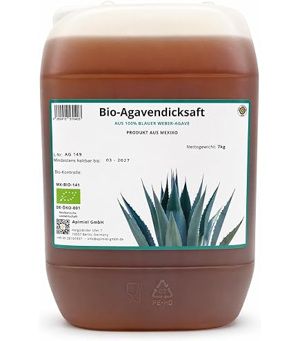 Agavendicksaft im Spender 6 x 500 g : Amazon.de: Lebensmittel & Getrnke