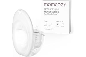 ‎MOMCOZY Momcozy Komplettset Auffangbecher nur kompatibel mit Momcozy Mobile Style | M6. Original Mobile Style | Ersatzzubehör für Milchpumpe M6