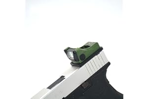 WAOBE M1 Mini Red DOT Sight RMR Reflex Ottica Tattica Cannocchiale da Fucile per Airsoft Pistola Tiro All'aperto Olografica G Mount