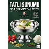 Transformacion 6 lı Ayaklı Dondurma Tatlı Kokteyl ve Sunum Kasesi - Paslanmaz &Ccedil;elik 10 cm 721649