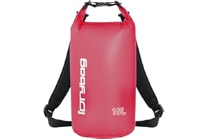 IDRYBAG Clear Dry Bag Waterproof 2L/5L/10L/15L/20L, Small Waterproof Bag for Kayaking, Floating Dry Sack Waterproof for Camping Travel