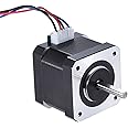 Eacam 1pcs Nema 17 Stepper Stepping Motor Drive Control Bipolar 42 Motor 2 Phase 1.8 Degree 0.9A 0.4N.M 42mm with 90cm Lead Cable 3D Printer/CNC Accessory Replacement