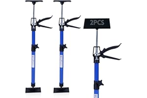 CCLIFE 2 pezzi Sostegno a Soffitto Puntello per solai Telescopico di Sostegno Carico Fino a 30 kg Lunghezza regolabile 50-115 cm