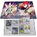 Produktbild UHIPPO Pokemon Karten Album, Pokemon Karten Halter, Pokemon Ordner für Karten Album Buch Bester Schutz für Pokemon Sammel Karten GX EX Box (Ho-Oh and Solgaleo)