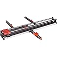 ROJOO 48inch Double Slide Rail Manual Tile Cutting Machine Wide Aluminum Bottom Plate Ceramic Porcelain Tile Cutter Heavy Duty 1200mm RJ1200JCSG