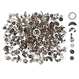 XCSOURCE® 70g gemischte Messing Uhr Teile Steampunk Cyberpunk Weinlese Zahn Zahnrad Rad DIY Deko Schmucksache Kunst Fertigkeit CR013